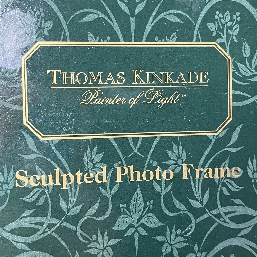Thomas Kinkade Hidden Cottage II Sculpted Photo Frame 3.5